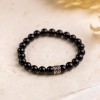 Hampers and Gifts to the UK - Send the Black Agate Gemstone Bracelet - Delara Collection